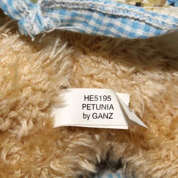 Ganz Petunia Plush Bunny Rabbit Easter Spring Dress Straw Hat Deadstock NEW - Picture 9 of 10